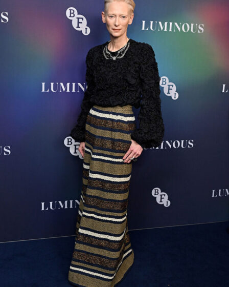 Tilda Swinton celebrates London Film Festival at the Luminous Gala