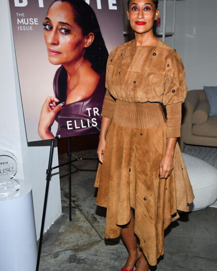 Tracee Ellis Ross Wore Nicklas Skovgaard To The Byrdie Beauty Lab Opening Party 