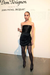 Zoe Kravitz attends Dom Perignon Tribute to Jean-Michel Basquiat