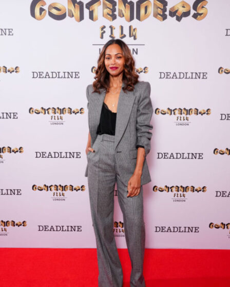 Zoe Saldana at Deadline Contenders Film: London 2024