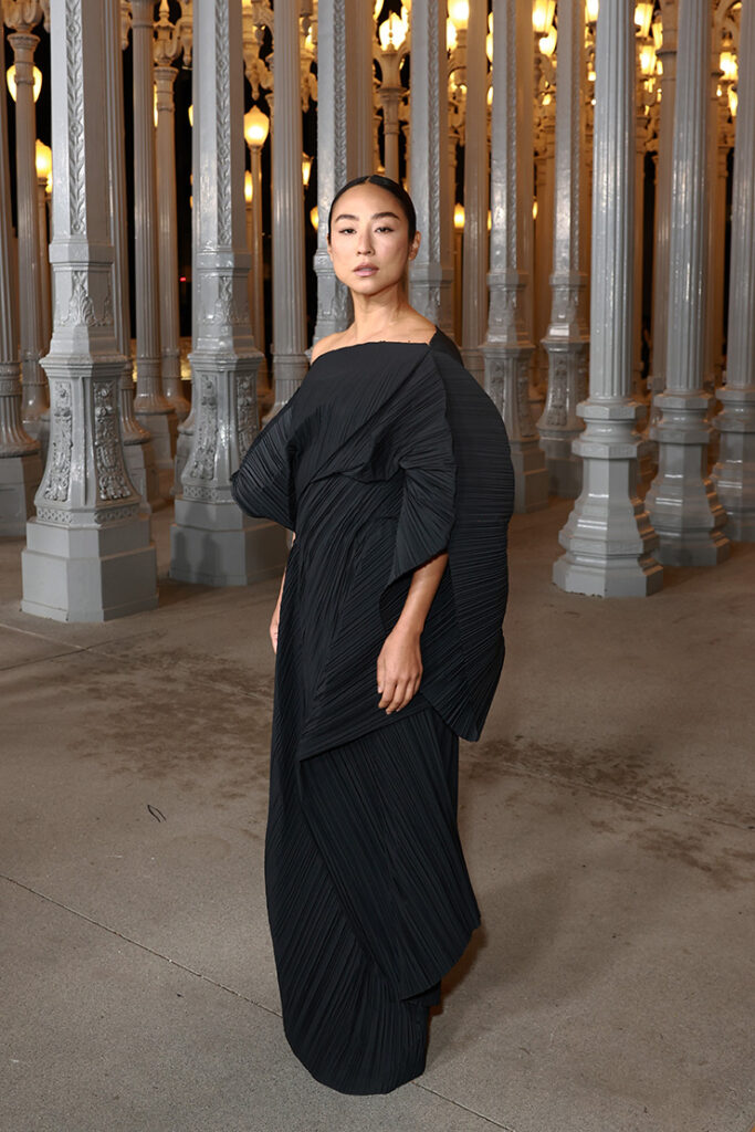 Greta Lee attends the 2024 LACMA Art+Film Gala,