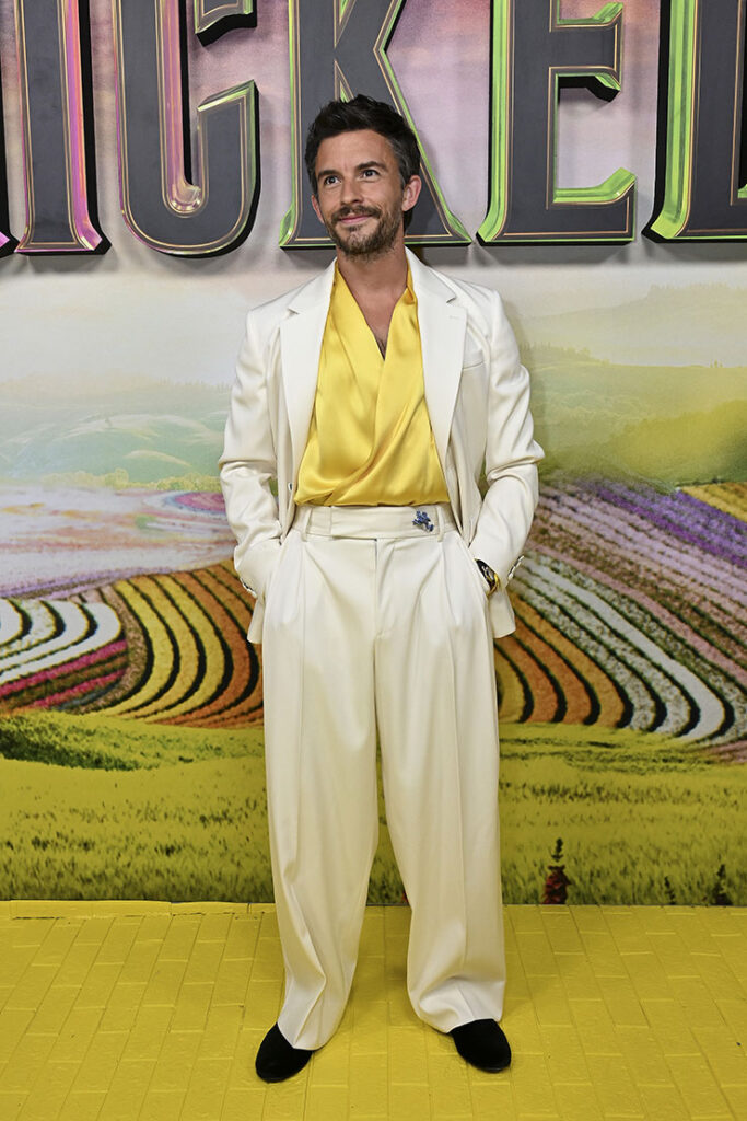 Jonathan Bailey attends the "Journey Through Oz" Tour to celebrate the Australian premiere of "Wicked"