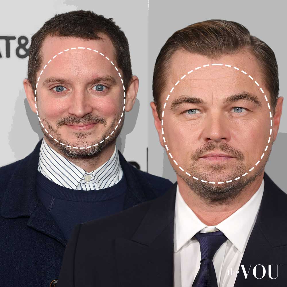 Round Face Shape Men