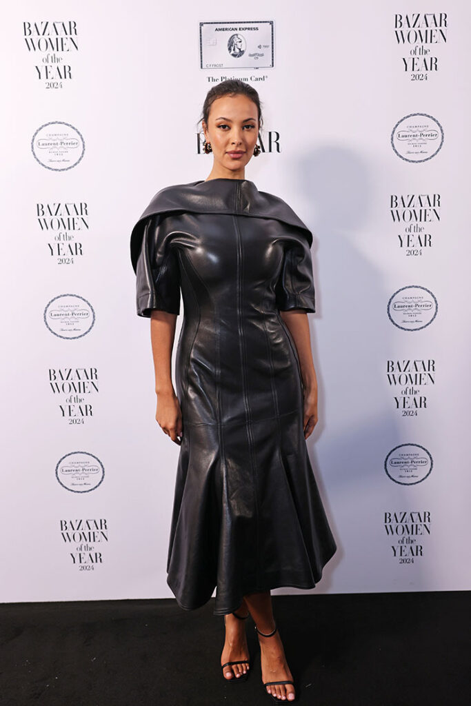 Maya Jama attends the 2024 Harper's Bazaar Women of the Year Awards