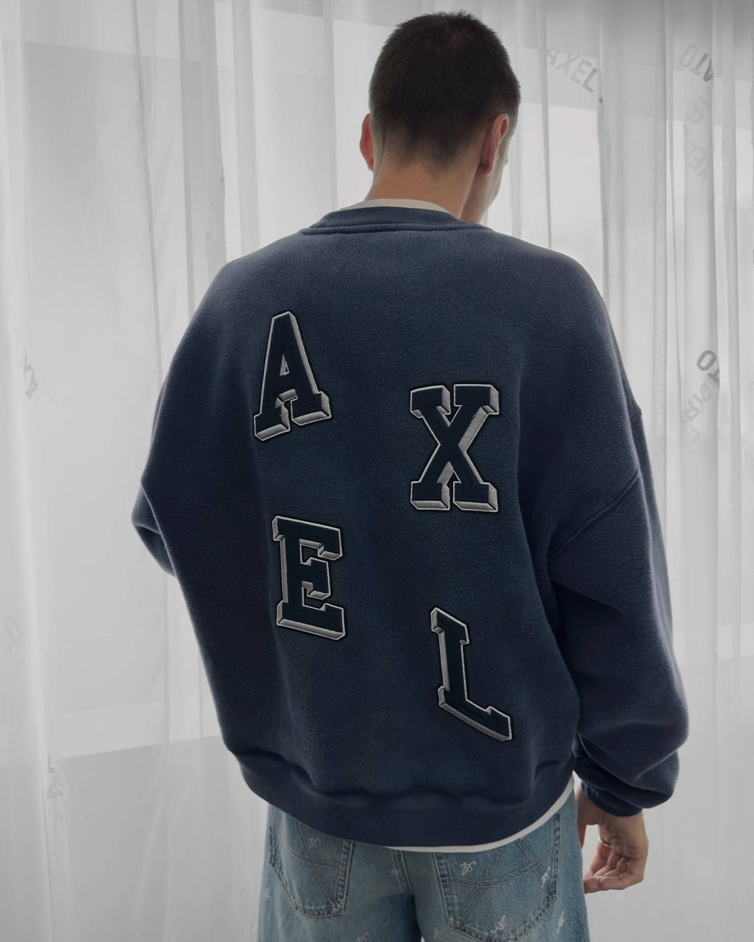 Axel Arigato Sweater with print at the back