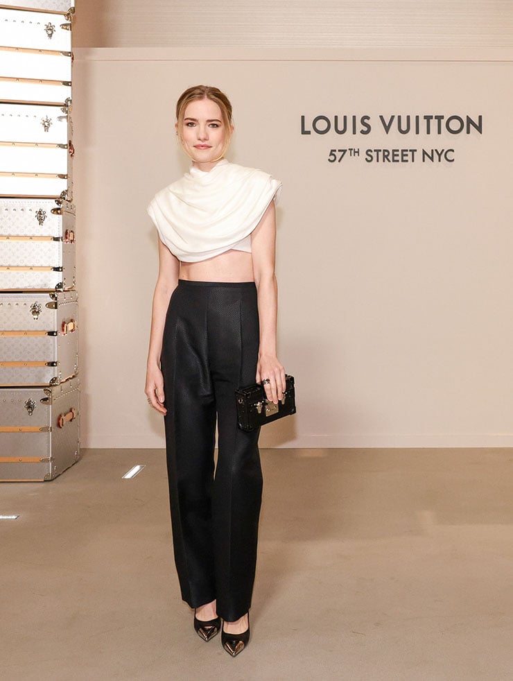 Willa Fitzgerald at the Unveiling of Louis Vuitton 57th Street NYC