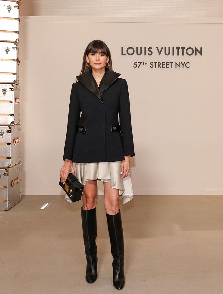 Nina Dobrev at the Unveiling of Louis Vuitton 57th Street NYC