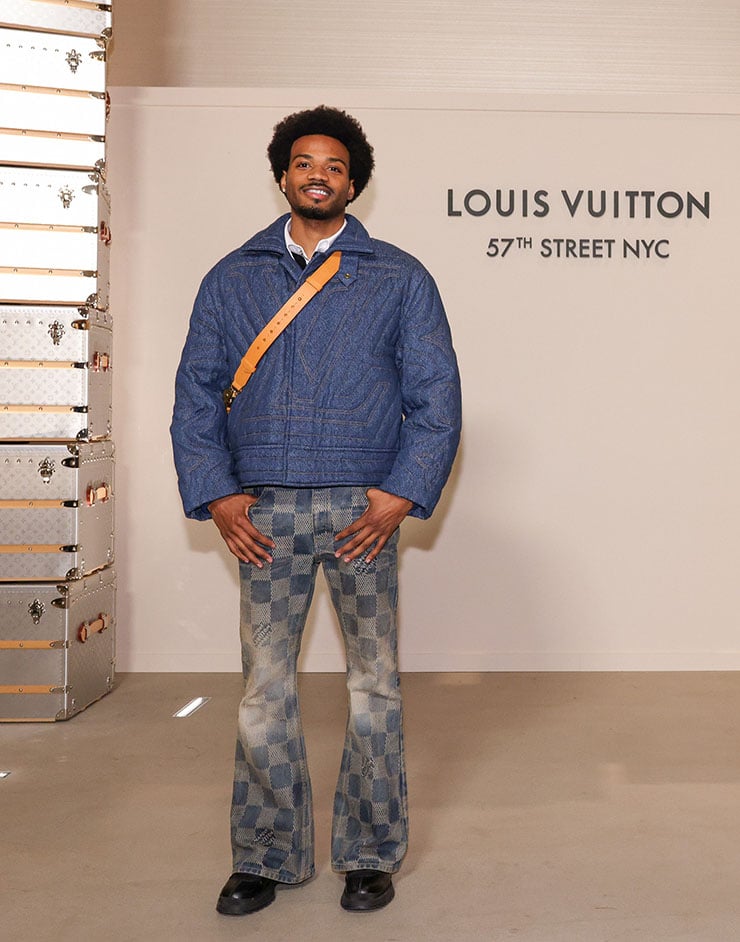 Tyshawn Jones at the Unveiling of Louis Vuitton 57th Street NYC