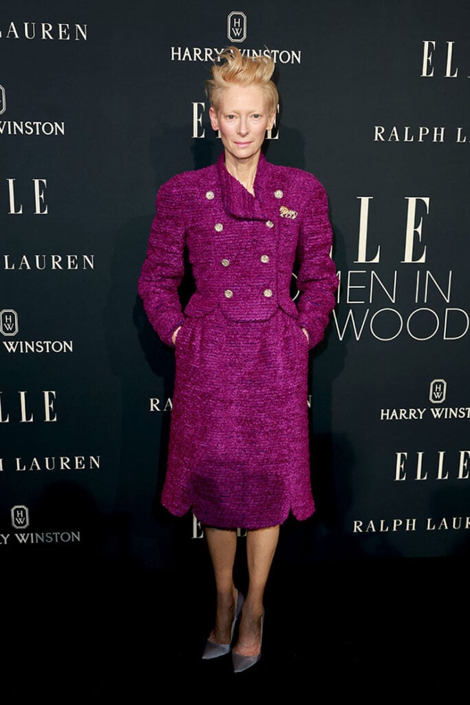 Tilda Swinton attends ELLE's 2024 Women in Hollywood celebration