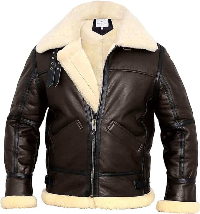 MARCO ENZOLANI B3 Aviator Shearling Bomber Jacket