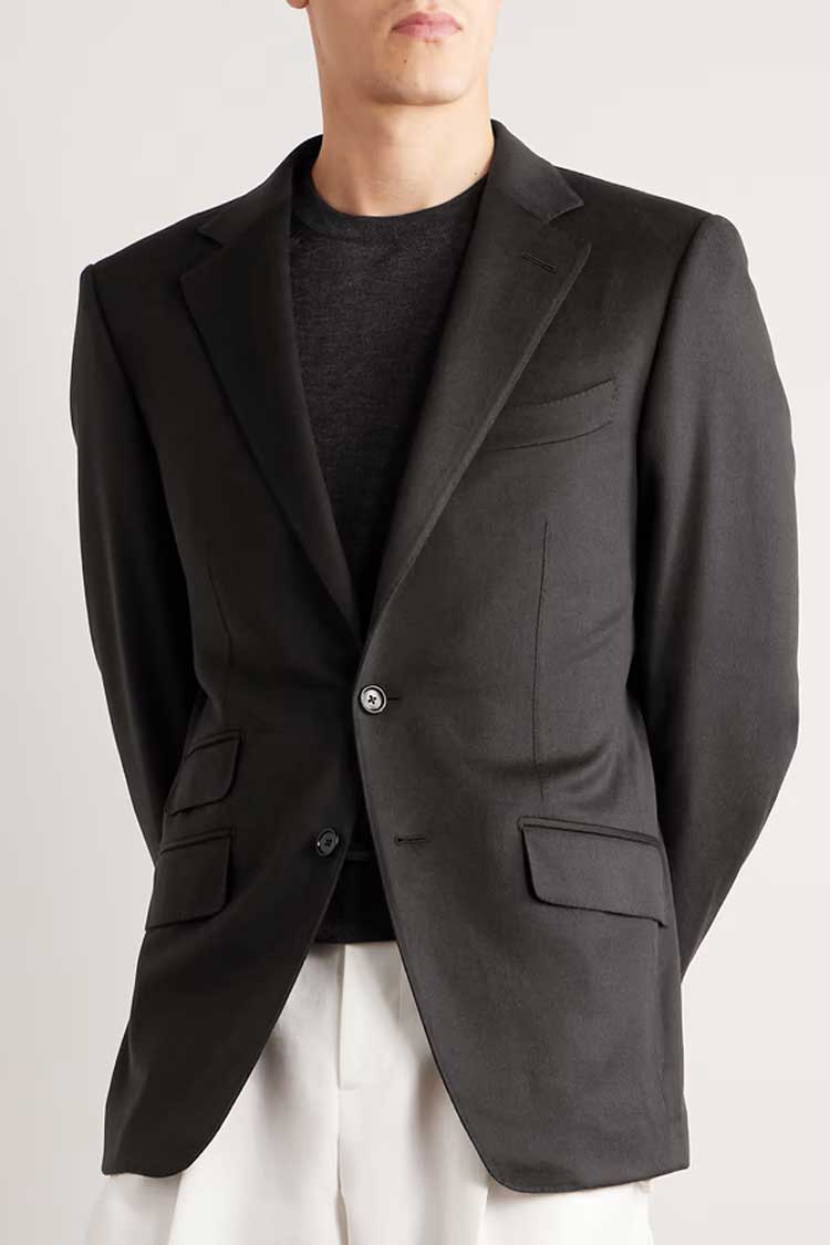 Tom Ford O'Connor Brushed-Cashmere blazer