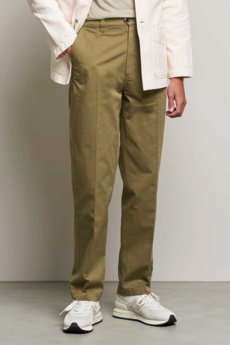 Drake's Games Heavy Twill Cotton trousers