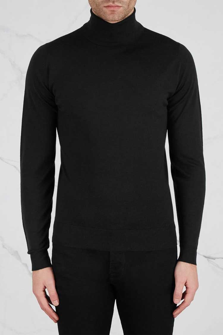 John Smedley Cherwell's Extra fine Merino roll neck