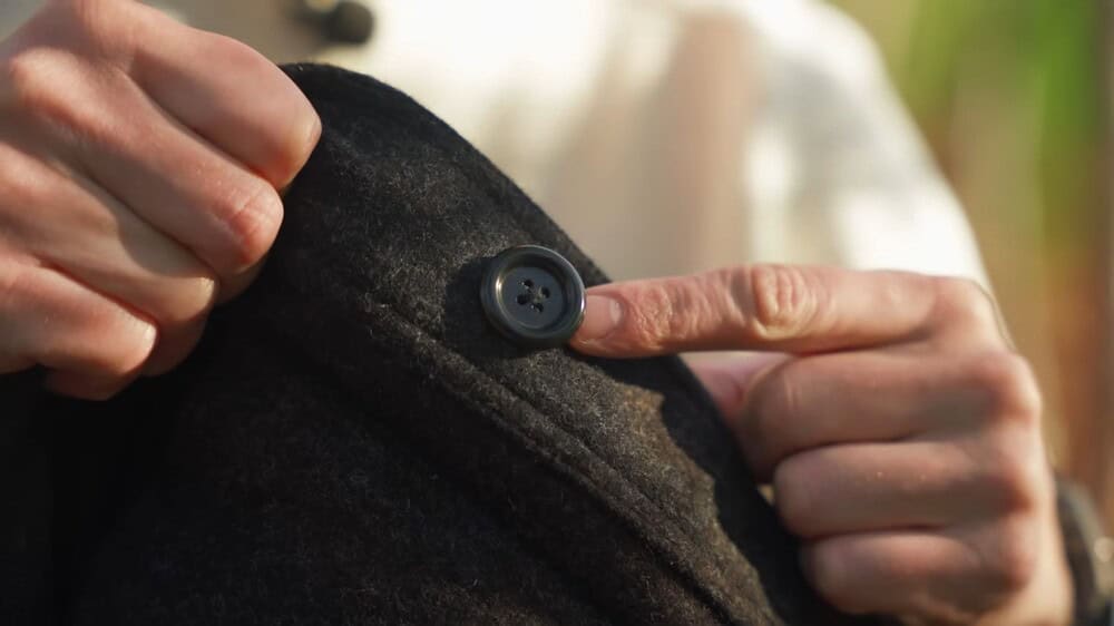 The Mammoth Jacket Corozo Nut Button by The Iron Snail