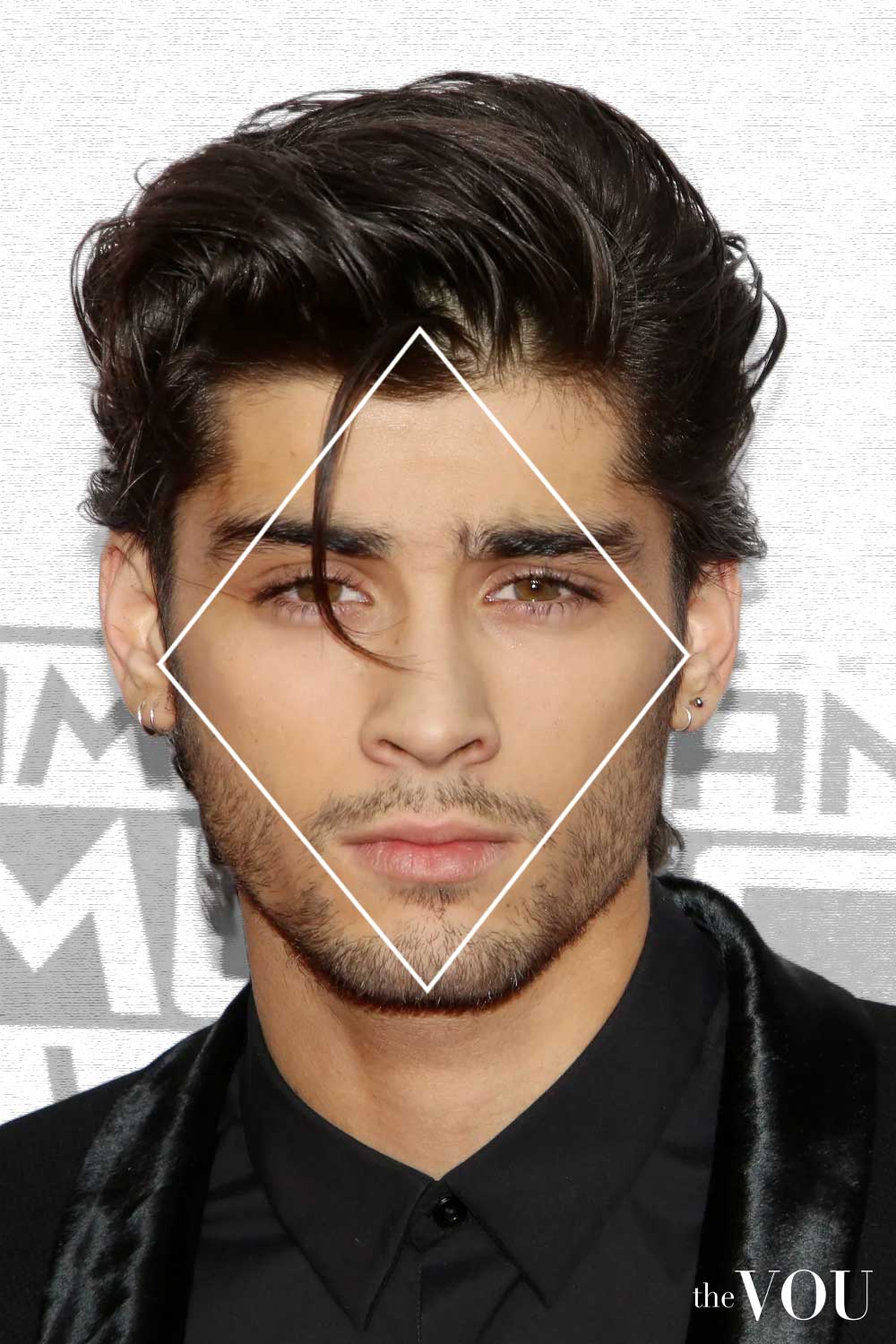 Pompadour Hairstyle Diamond Face Shape Zayn Malik