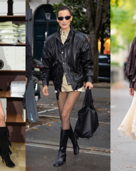 2024 coat trends — leather bombers