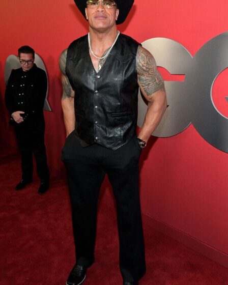 Dwayne Johnson attends 2024 GQ Men Of The Year