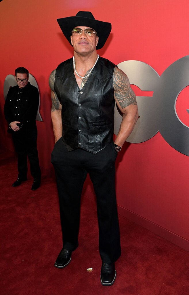 Dwayne Johnson attends 2024 GQ Men Of The Year