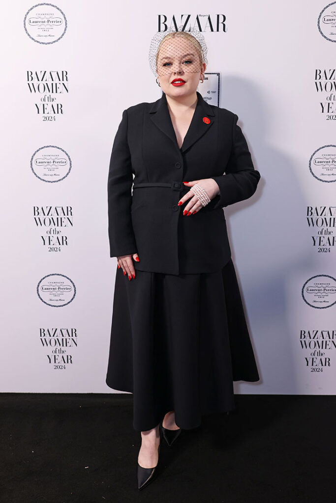 Nicola Coughlan attends the 2024 Harper's Bazaar Women of the Year Awards