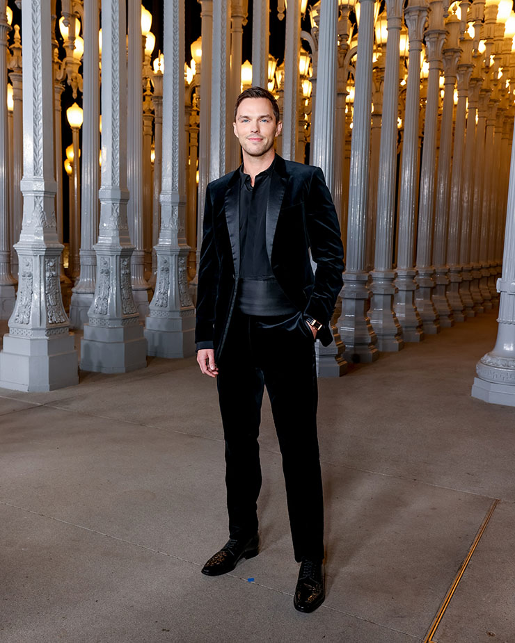 Nicholas Hoult attends the 2024 LACMA Art+Film Gala