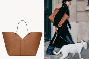 Charlotte Gainsbourg's Saint Laurent Y Leather Tote