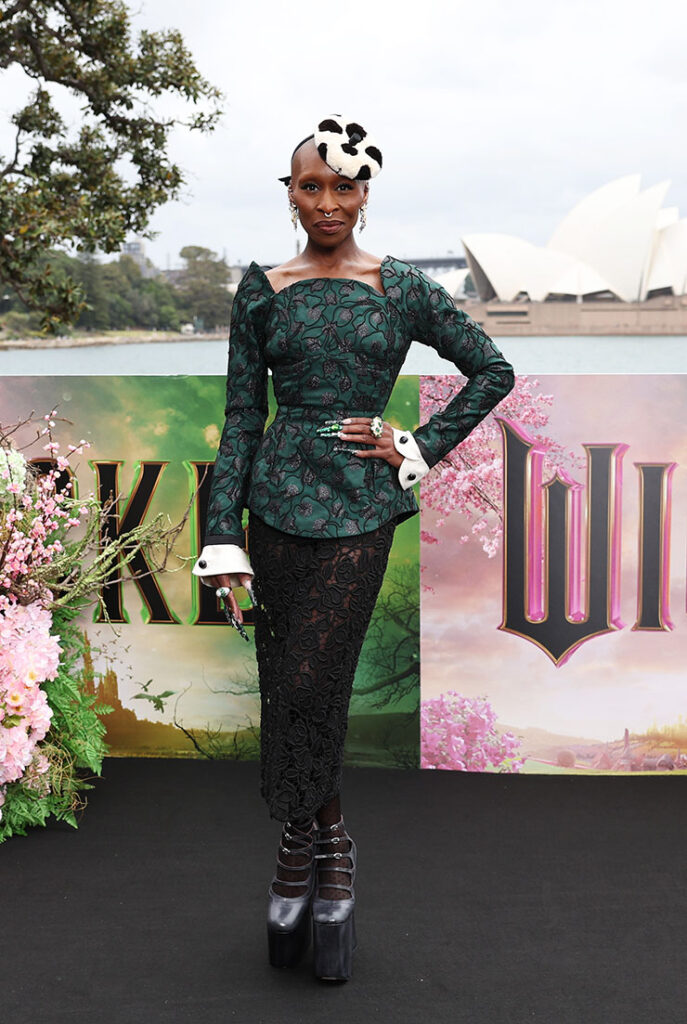 Cynthia Erivo brings bold elegance to 'Wicked' Sydney Photocall