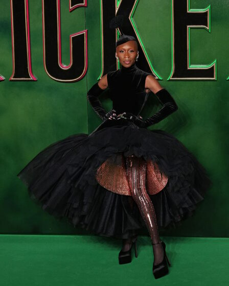 Cynthia Erivo Wore Schiaparelli Haute Couture To The 'Wicked' London Premiere