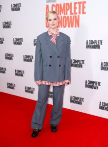 Elle Fanning Wore Bottega Veneta To The London Photocall For 'A Complete Unknown'