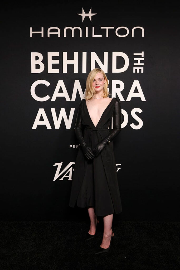 Elle Fanning Wore Dior To The Hamilton Behind the Camera Awards