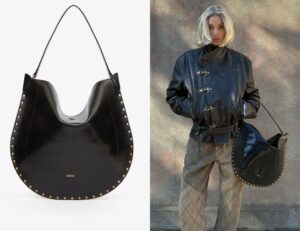 Elsa Hosk's Isabel Marant Oskan Hobo Bag