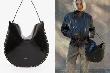 Elsa Hosk's Isabel Marant Oskan Hobo Bag