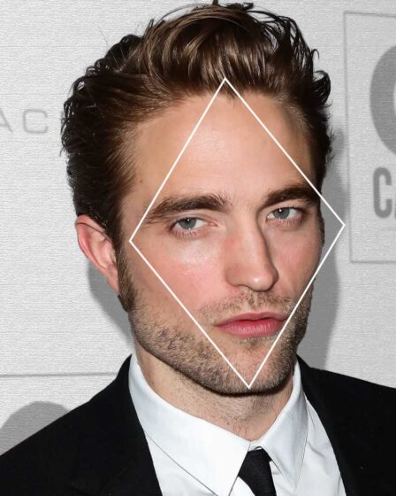 Textured Quiff Haircut Diamond Face Shape Robert Pattinson