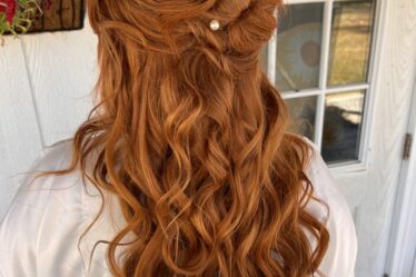 Bridal Hairstyle Half Up Half Down