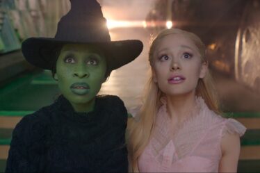 Image may contain Cynthia Erivo Ariana Grande Clothing Hat Person and Child