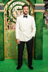 Jonathan Bailey attends the European Premiere of "Wicked: Part One"