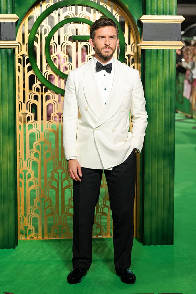 Jonathan Bailey attends the European Premiere of "Wicked: Part One"