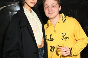 Kaia Gerber and Jake Shane attend Jake Shane's Therapuss Live LA Afterparty at Sunset Tower Hotel