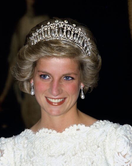 Image may contain Diana Princess of Wales Person Adult Wedding and Accessories