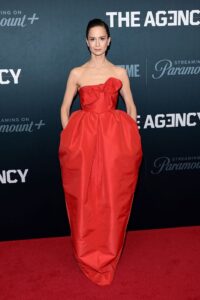 Katherine Waterston Wore Patou To 'The Agency' New York Premiere