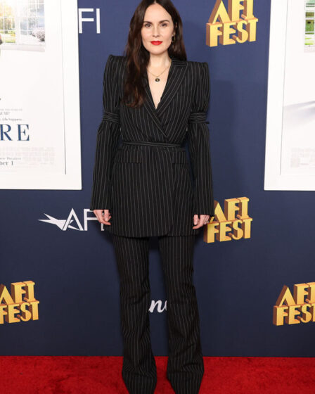 Michelle Dockery Wore McQueen To The 'Here' AFI Fest Premiere