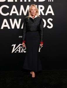 Pamela Anderson Wore Bally To The Hamilton Behind the Camera Awards