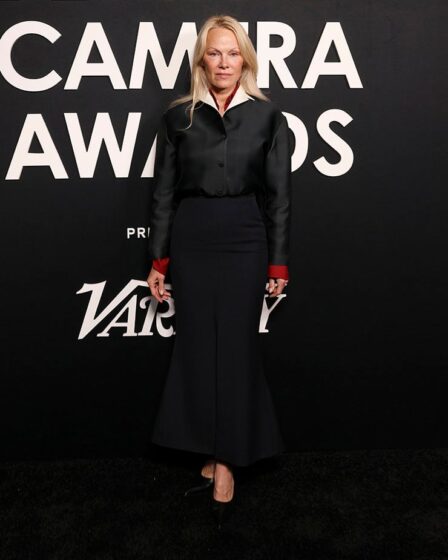 Pamela Anderson Wore Bally To The Hamilton Behind the Camera Awards