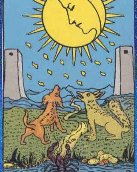 the moon tarot card