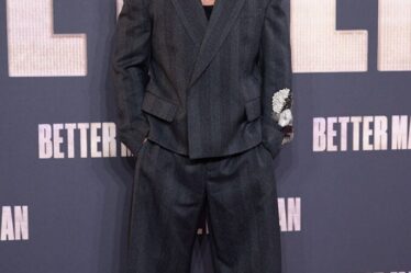 Robbie Williams Wore Emporio Armani To The 'Better Man' London Premiere