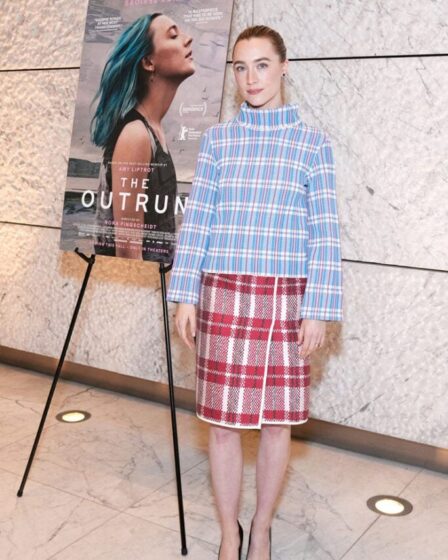 Saoirse Ronan Wore Celine To 'The Outrun' LA Screening