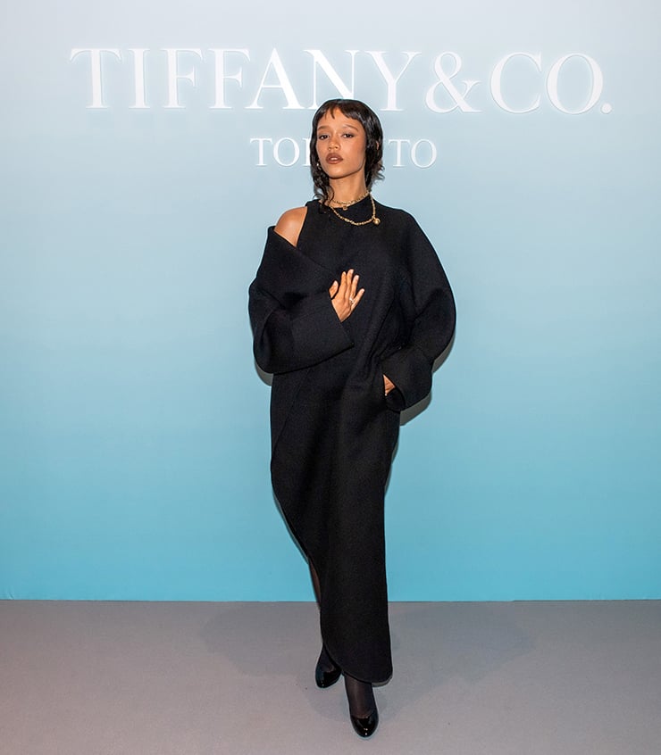 Tiffany & Co. Unveils Reimagined Yorkdale Store with Taylor Russell In Alaïa