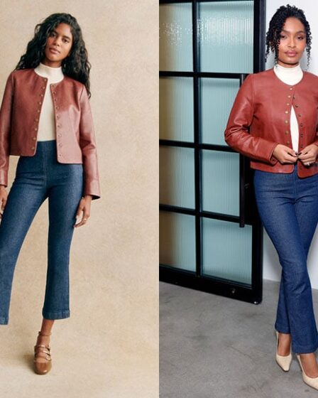 Yara Shahidi's Sézane Marlys Jacket, Felix Jumper, Ciara Trousers