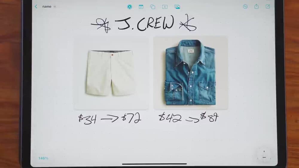 The 90's J.Crew as Example