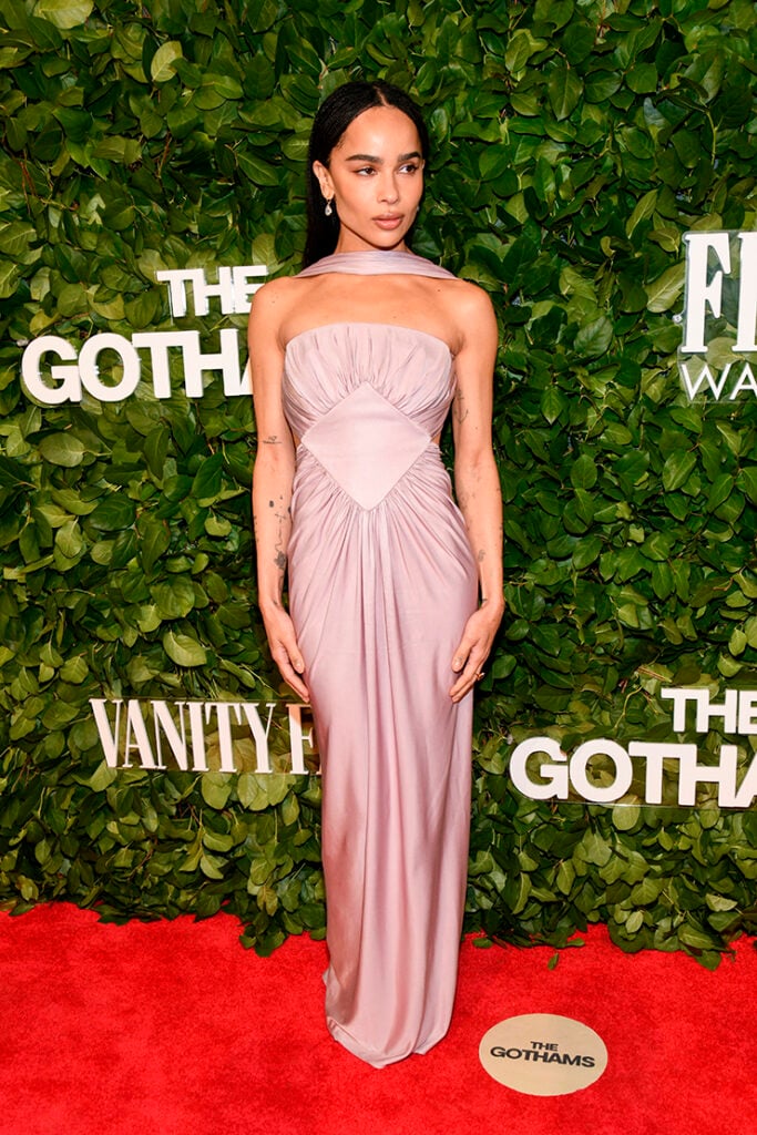 Zoe Kravitz attends the Gotham Awards 2024 