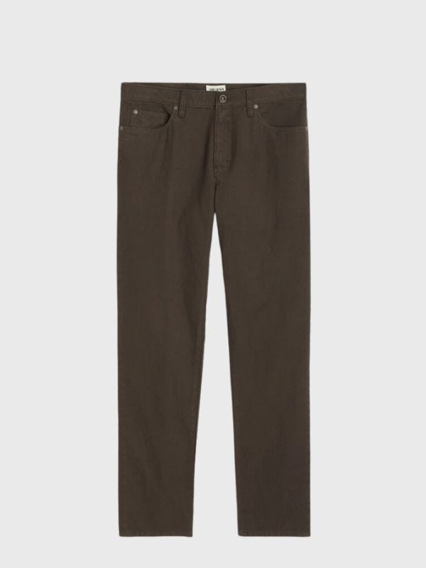 brown 5-pocket pants